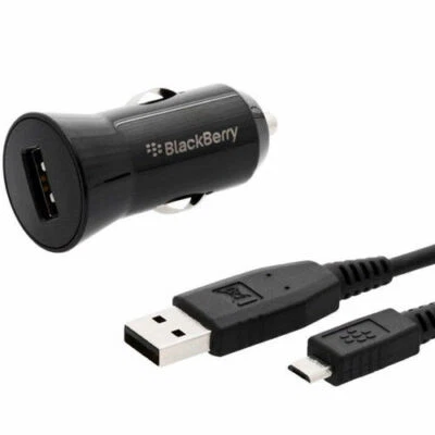 Blackberry In Car USB Micro USB 12V Charger VP-1000 ACC-41857-201 — 第 1/3 张图片