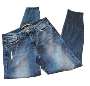 Joe’s Jeans Womens The Blondie Mid Rise Skinny Ankle Sz 27 Distressed - Picture 1 of 9