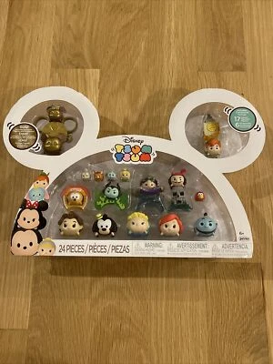 NOVO Conjunto de Presente Disney Tsum Tsum 24 Peças Costco Exclusivo com Ouro Mickey & Minnie! - Imagem 1 de 4