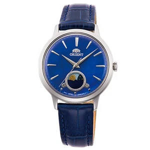 Orologio orient donna al quarzo analogico da polso watch quartz blu solare luna - Imagen 1 de 2