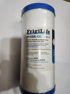 FrigiLife PP10BB-CC 10" x 4.5" Whole House Sediment Water Filter 5 Micron New - Picture 1 of 1
