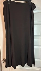 Maxi Falda J. Jill Talla XLP Marrón Chocolate Colección Wearever Pull On Fit Acampanada - Imagen 1 de 11