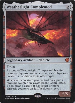 Weatherlight Compleated Dominaria United Regular Mythic #242 NM MTG - Image 1 of 2