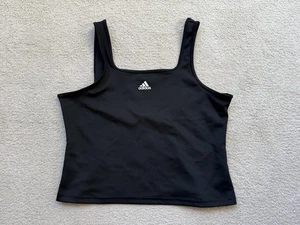 Canotta Adidas donna nera Aeroready atletica corsa senza maniche XL nuova logo - Foto 1 di 13