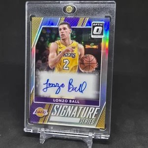2017-18 Donruss Optic Signature Series Lonzo Ball #16 Holo Prizm Rookie RC Auto - Bild 1 von 6