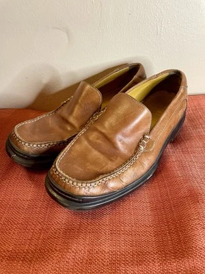 Zapatos sin cordones de cuero Cole Haan NikeAir para hombre talla 9 marrón Foto 1 de 4