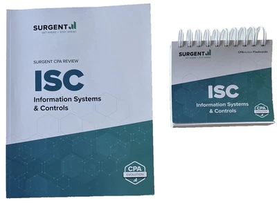 2024 SURGENT CPA REVIEW ISC (Information Systems & Controls)+Flashcards *MINT* - Image 1 of 2