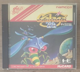 Galaga '88 PC Engine (Japan Import) W/Case & Manual (Top Hinge Pin Broken Off)