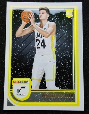 2022-23 Panini NBA Hoops Walker Kessler Rookie Jazz Gold Foil SP #252 NM-MT RC - Image 1 of 2