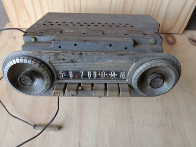 Radio AM cromada Edsel Citation 1958 tablero completo 85SE 009447 Ford Mo Co vintage Foto 1 de 4