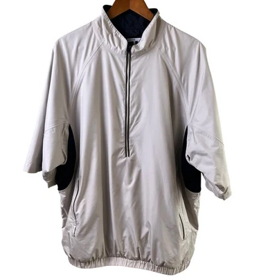Foot Joy Dryjoys Tour Collection 1/2 Zip Pull Over Short Sleeve Golf Jacket XL - Image 1 of 4