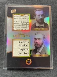 2024 Stücke der Vergangenheit Bartholdi Nobel 1800er Ausgabe Dokument Doppelreliquie 178 - Bild 1 von 3