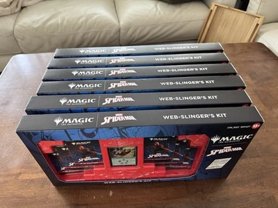 Magic The Gathering Spiderman Web-Slingers Kit Booster Box Nuevo -Juego de 6- Foto 1 de 3