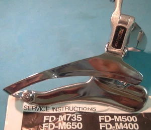Shimano Deore DX FD-M650 31.8MM MTB Front Derailleur NEW/NOS-BP/BS-3x6/7/8-Spd- - Picture 1 of 9