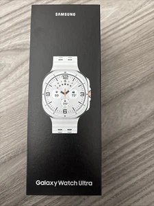 đ„Samsung Galaxy Watch Ultra 47MM LTE Unlocked SM-L705 (Silver/White Band) - New - Photo 1 sur 3