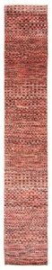 Vintage Hand-knotted Runner Rug 2'0" x 12'1" Traditional Carpet - Picture 1 of 9