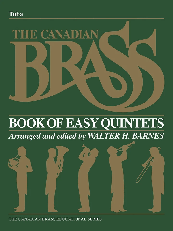 Canadian Brass Book of Beginning Quintet Tuba in C BC Part Classical Sheet Music - Image 1 of 1