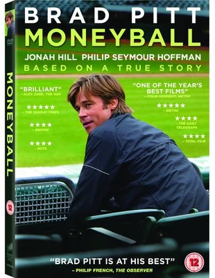Moneyball (DVD) Brad Pitt Jonah Hill Philip Seymour Hoffman Robin Wright - Image 1 of 2