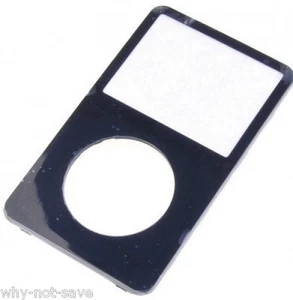 Repuesto Negro Carcasa Frontal para Apple iPod Classic 5ta 5g GEN 30 60 GB - Imagen 1 de 1