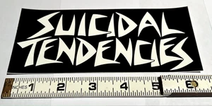 SUICIDAL SKATES SUICIDAL TENDENCIES DECAL BLACK & WHTE - Picture 1 of 3