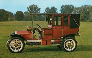 1910 PEERLESS LANDAULET ANTIQUE AUTOMOBILE CAR POSTCARD - Picture 1 of 2