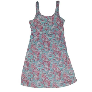 Columbia Women's PFG Omni-Freeze Cooling Sun Dress Tropical Print Sleeveless S - Picture 1 of 12