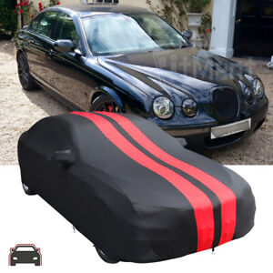 For Jaguar S-Type Full Car Cover Stretch Satin Dustproof Indoor Custom Protector