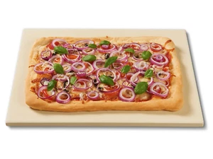 GRILLMEISTER Pizzastein, wärmespeichernd, Grill Backofen 38x30x1,2 - Bild 1 von 3