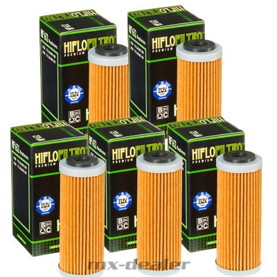 5x Hiflo Ölfilter KTM HF652 HF 652 SX SXF EXC 125 250 350 450 Motocross Enduro - Bild 1 von 4