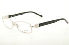 New Authentic Burberry 1145 1005 Silver/Black 51mm Frames Eyeglasses RX Italy