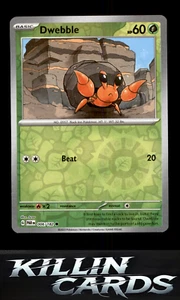 Reverse Holofoil Dwebble 006/182 Common SV04: Paradox Rift Pokemon Card NM - Picture 1 of 2