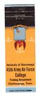 Matchbook : 45th Army Air Force College Training Det, Univ. de Chattanooga