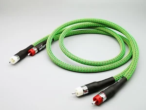 1Pair Pure Copper Silver RCA Audio Cable Interconnect hifi high grade  - Picture 1 of 4
