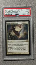 MAGIC THE GATHERING ENTREAT THE ANGELS 1X- AVACYN RESTORED -MYTHIC RARE -PSA -9
