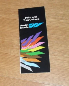 Austin Morris Colour Guide 1979-1980 - Mini Maxi Princess - Picture 1 of 1