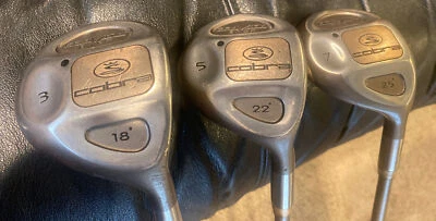 Lady Cobra Gravity Back Black Dot 3-5-7 Fairway Woods L Flex Graphite Shaft RH - Image 1 of 4