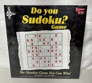 Do You Sudoku? Game - New/Sealed 2005, University Games Sudoku World Family - Picture 1 of 2