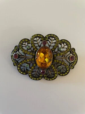Broche de cristal Kathy Levine LaVintage NUEVO Foto 1 de 3