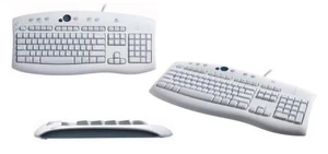 Logitech Deluxe Access Keyboard UK Version – New in Box – PS/2, Vintage Retro - Picture 1 of 3