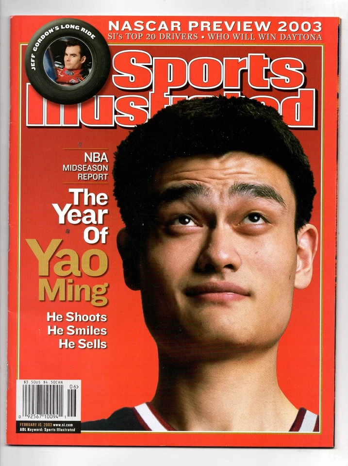 体育插图 - FEB 10,2003 - YAO MING,HOUSTON ROCKETS — 第 1/1 张图片