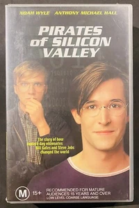PIRATES OF SILICON VALLEY (1999) VHS VIDEO CASSETTE - BILL GATES / STEVE JOBS - Picture 1 of 3