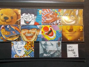 GB 1991 Commemorative Stamps~Greetings~Smiles~Postally Used Set~UK Seller - Picture 1 of 1