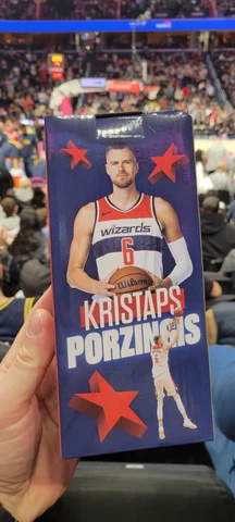2023 Kristaps Porzingis Bobblehead 3/22 SGA Washington Wizards NBA Giveaway Cover