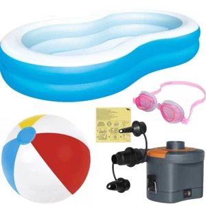 4IN1 Kinderpool-Set für den Garten Familien-Gartenpool Sommer Sonne  - Bild 1 von 1