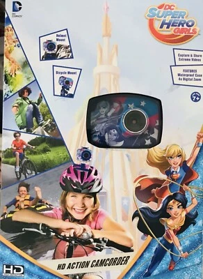 Super Hero Girls HD Action Camcorder Adventure Camera Video Outdoor ~Mountable - Image 1 of 4
