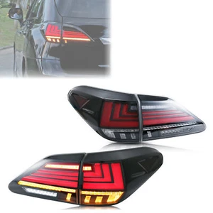 LED Tail Lights for Lexus RX350 RX450h 2010-2015 Clear Rear Lamps Assembly - Picture 1 of 5