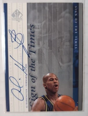 1999-00 SP Authentic Sign of the Times Indiana Pacers Al Harrington - Image 1 of 2