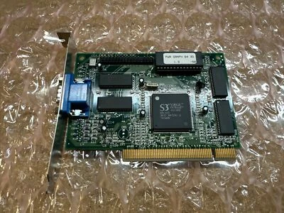 STB 1X0-0417-509 PCI 2MB VGA VIDEO ADAPTER PWR GRAPH64 3D S3 VIRGE - Image 1 of 4