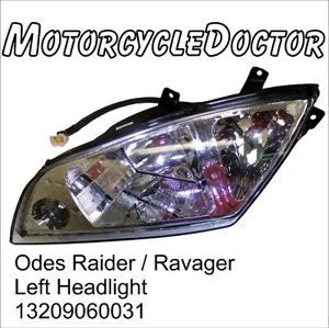 Odes Headlight, Left, Head Light, UTV, 800, 1000, Raider, Ravager, 13209060031 - Picture 1 of 4