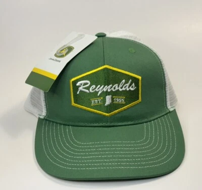 Gorra Reynolds John Deere Snap Back malla ajustable verde blanco adulto talla única Foto 1 de 4